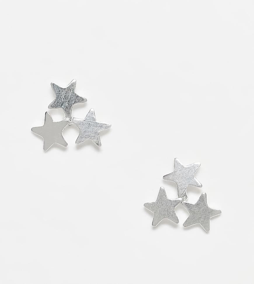 Kingsley Ryan - Ohrstecker mit dreifachem Sterndesign aus Sterlingsilber von Kingsley Ryan