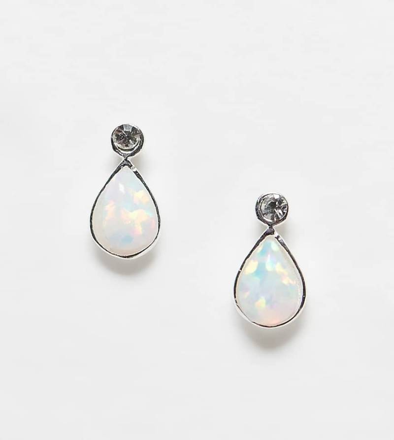 Kingsley Ryan - Opal-Ohrstecker in Tropfenform aus Sterlingsilber von Kingsley Ryan