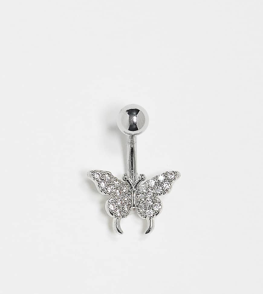 Kingsley Ryan - Silberfarbenes Bauchnabelpiercing aus Stahl von Kingsley Ryan