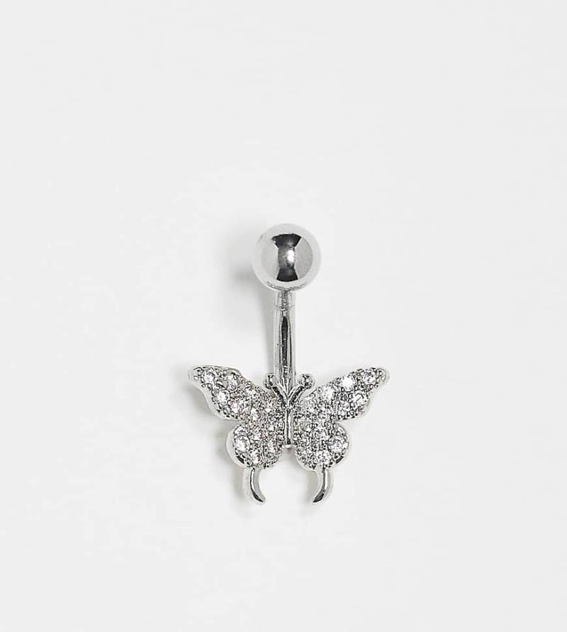 Kingsley Ryan - Silberfarbenes Bauchnabelpiercing aus Stahl von Kingsley Ryan