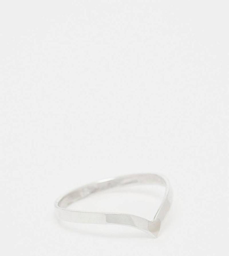 Kingsley Ryan - V-förmiger Bandring aus Sterlingsilber von Kingsley Ryan