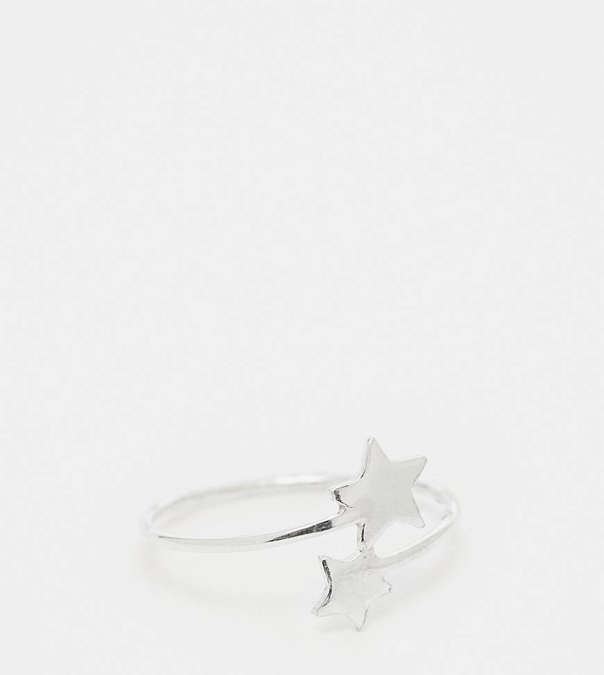 Kingsley Ryan - Verstellbarer Ring aus Sterlingsilber im Sterndesign von Kingsley Ryan