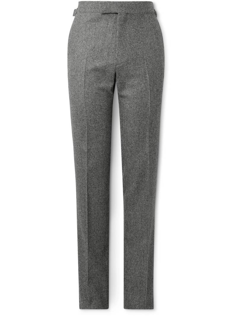 Kingsman - Slim-Fit Straight-Leg Houndstooth Wool Suit Trousers - Men - Gray - IT 48 von Kingsman