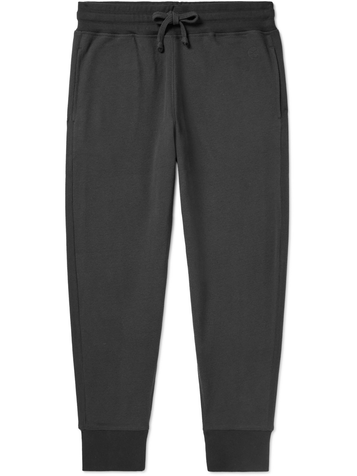 Kingsman - Tapered Logo-Embroidered Cotton and Cashmere-Blend Jersey Sweatpants - Men - Gray - XL von Kingsman