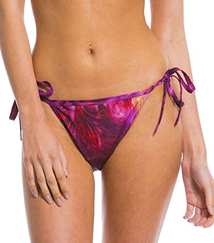 Kiniki Amalfi Purple Tan Through Sonnendurchlässige Seitlich zu bindende Bikinihose Damen Bademode von Kiniki