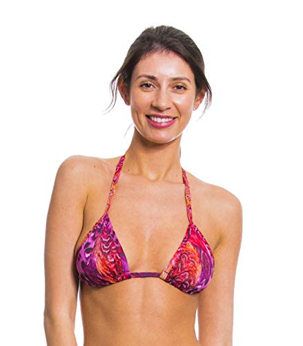 Kiniki Amalfi Purple Tan Through Sonnendurchlässiger Bikinitop Damen Bademode von Kiniki