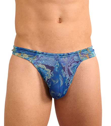 Kiniki Tan Through Sonnendurchlässiger Stringtanga Badehose Herren Bademode - Azure von Kiniki