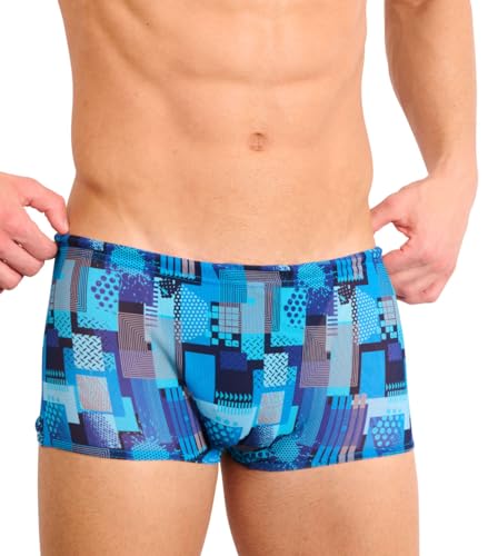 Kiniki Tan Through Sonnendurchlässige, Kurze Hipster Herren Badehose - Ultramarine von Kiniki