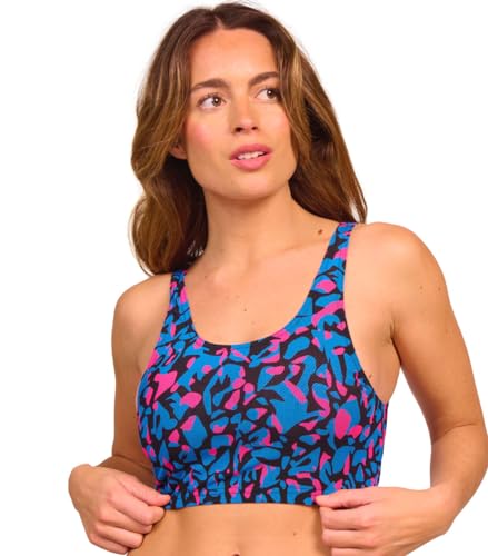 Kiniki Tan Through Sonnendurchlässiger Cropkini Bikinitop Damen Bademode - Oasis von Kiniki
