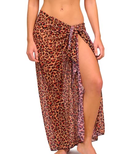 Kiniki Tan Through Sonnendurchlässiger Strandsarong Damen Bademode Accessoire - Cheetah von Kiniki