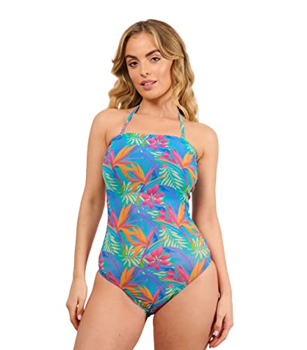 Kiniki Tan Through Sonnendurchlässiger Tube Badeanzug Damen Bademode - Paradise Green von Kiniki