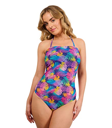 Kiniki Tan Through Sonnendurchlässiger Tube Badeanzug Damen Bademode - Tropic von Kiniki