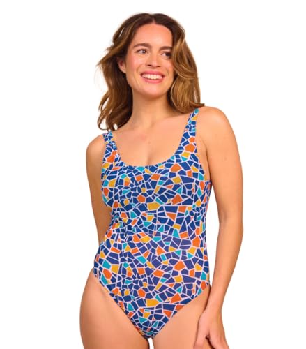 Kiniki Tan Through Sonnendurchlässiger U-Ausschnitt Badeanzug Damen Bademode - Monaco von Kiniki