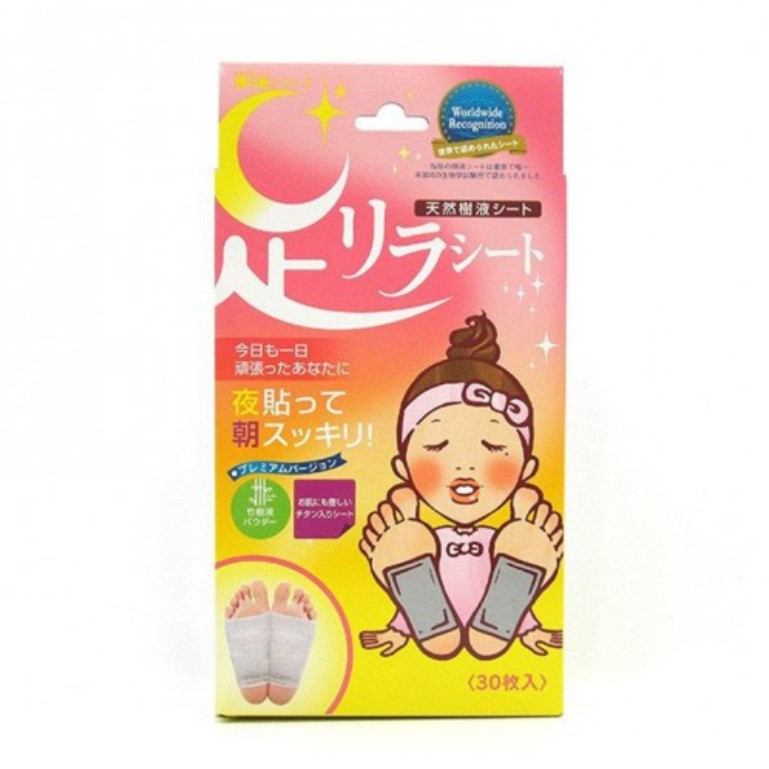 Kinomegumi - Ashirira - Foot Relax Sheet Titanium - 30stücke von Kinomegumi