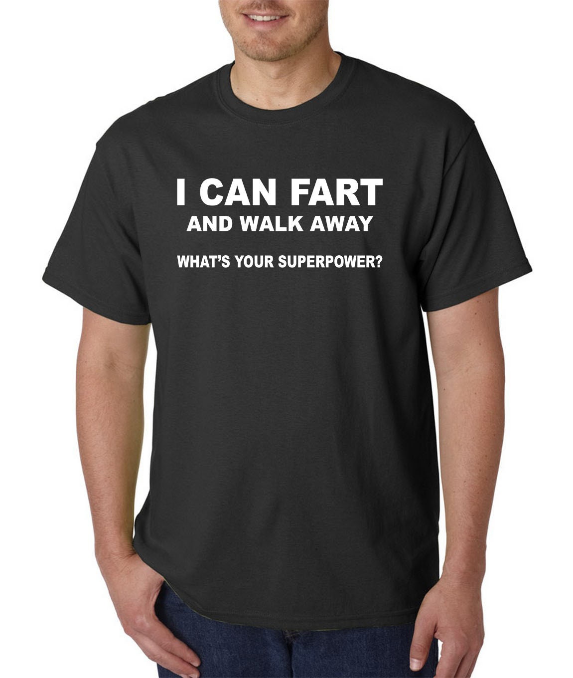 I Can Fart & Walk Away T-Shirt/Hoodie - What Es Your Superpower? Superheld I Can Fart & Walk Away T-Shirt/Hoodie - What Es Your Superpower? Superheld von KinsmanTradingCo