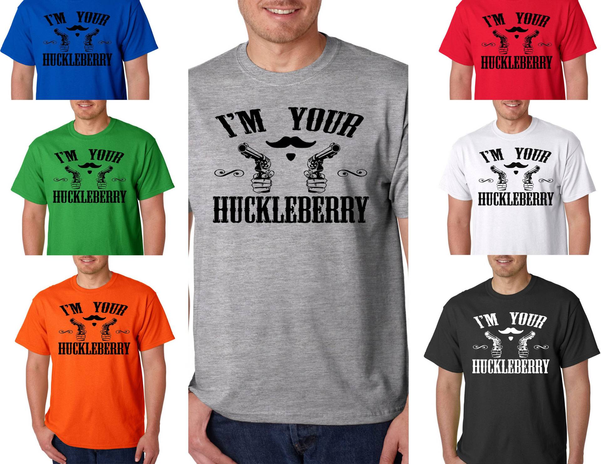 I'm Your Huckleberry T-Shirt - Tombstone Wyatt Earp Doc Holliday Western .45 Revolver I'm Your Huckleberry T-Shirt - Tombstone Wyatt Earp Doc Holliday Western .45 Revolver von KinsmanTradingCo