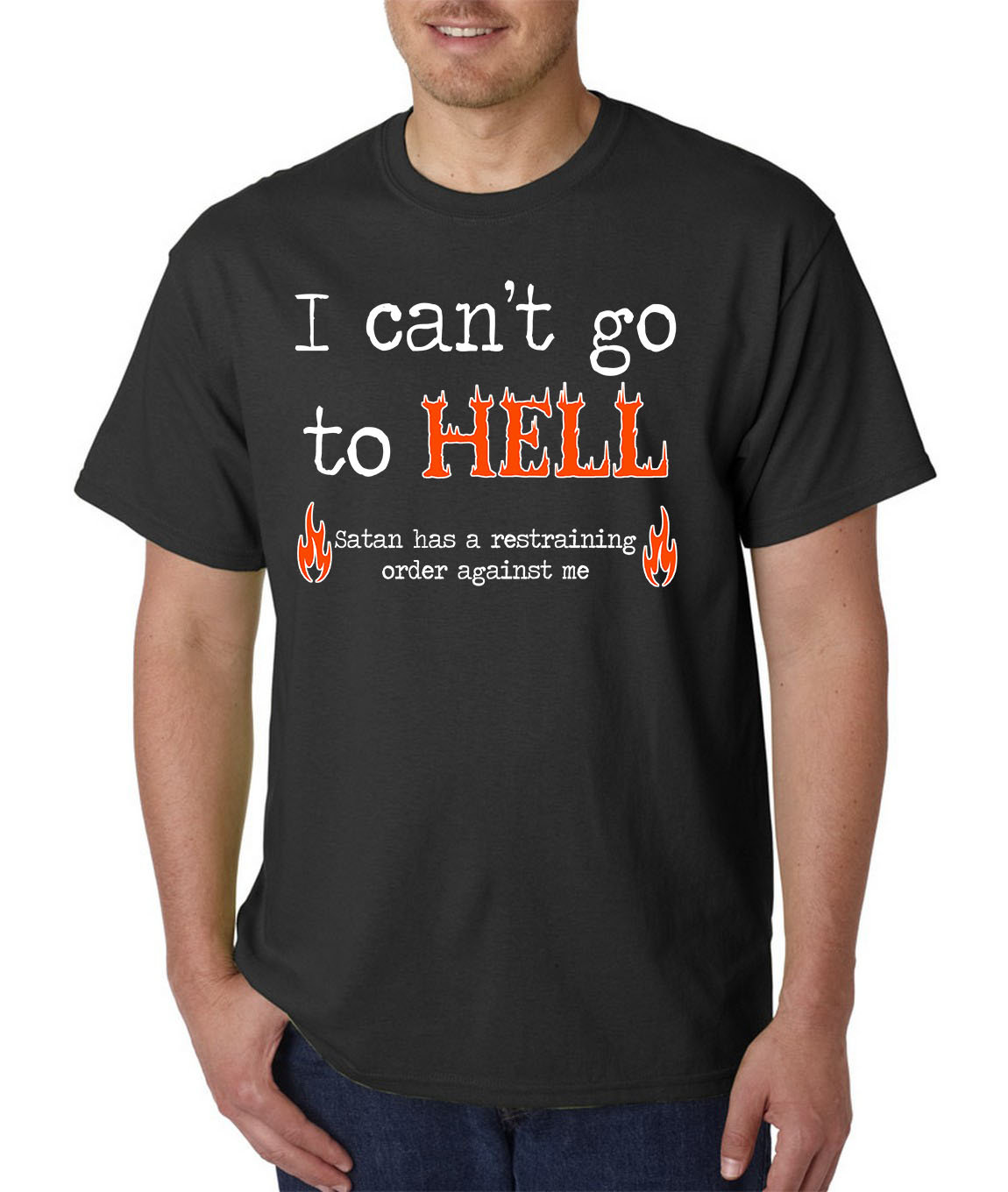 Ich Kann Nicht Zur Hölle Gehen Satan Hat Einstweilige Verfügung - Lustiges T-Shirt Oder Hoodie Religiös Ich Kann Nicht Zur Hölle Gehen Satan Hat Einstweilige Verfügung - Lustiges T-Shirt Oder Hoodie Religiös von KinsmanTradingCo