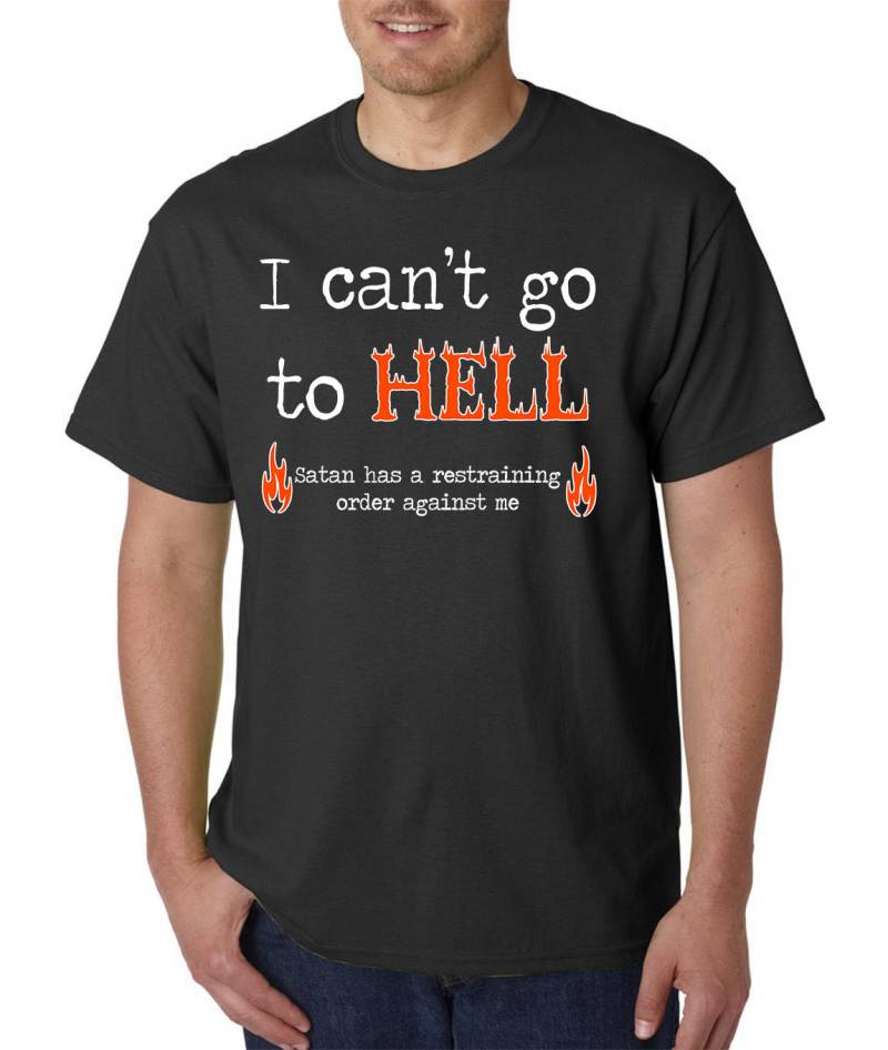 Ich Kann Nicht Zur Hölle Gehen Satan Hat Einstweilige Verfügung - Lustiges T-Shirt Oder Hoodie Religiös Ich Kann Nicht Zur Hölle Gehen Satan Hat Einstweilige Verfügung - Lustiges T-Shirt Oder Hoodie Religiös von KinsmanTradingCo