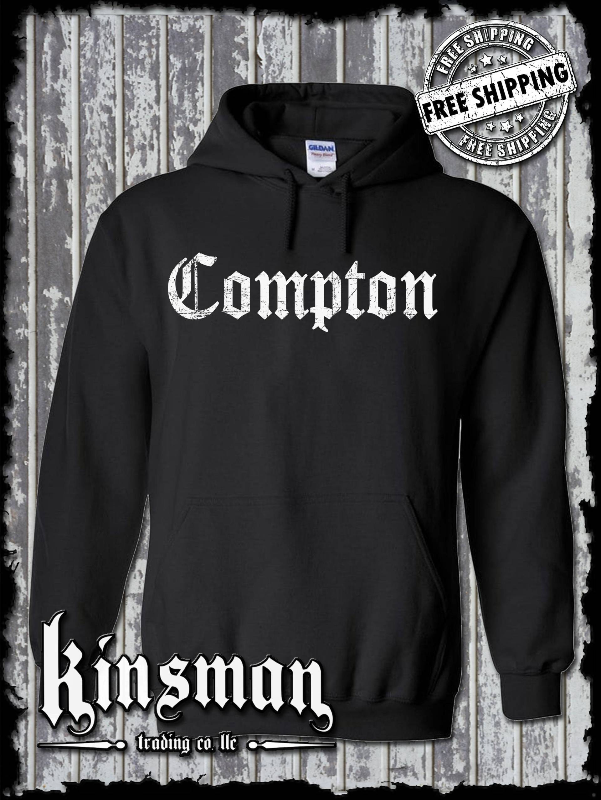 Komplett Hoodie - West Coast Hip Hop Rap Los Angeles La California Komplett Hoodie - West Coast Hip Hop Rap Los Angeles La California von KinsmanTradingCo