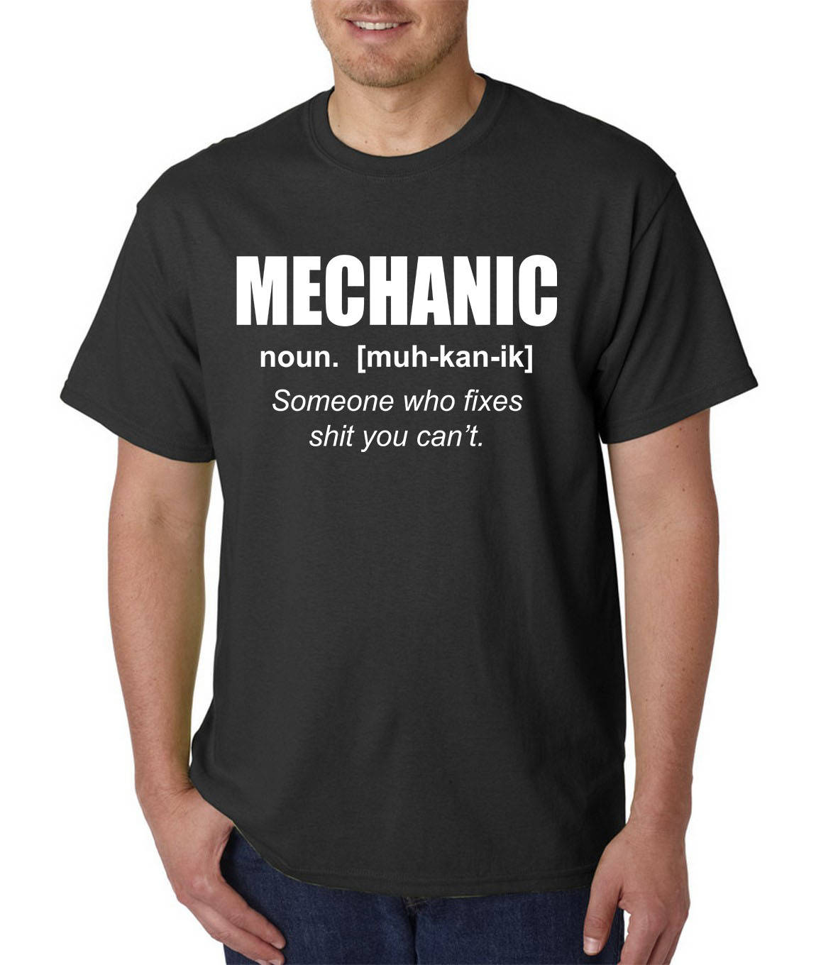 Mechaniker Definition T-Shirt -Vatertag Oldtimer Truck Dad Garage Shop Bike Mechaniker Definition T-Shirt -Vatertag Oldtimer Truck Dad Garage Shop Bike von KinsmanTradingCo