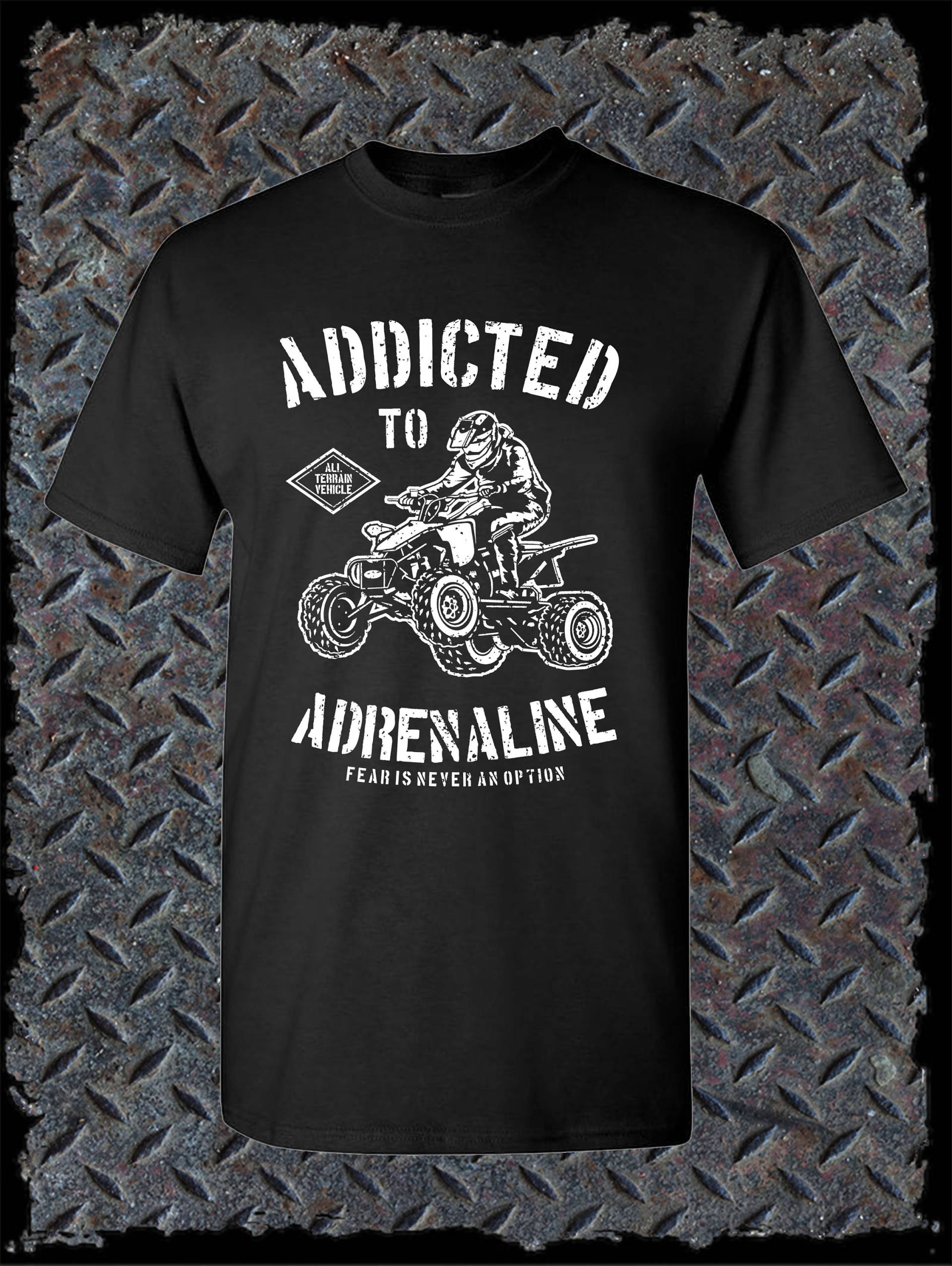 Süchtig Nach Adrenalin Atv T-Shirt/Motorsport Racing All Terrain Fahrzeug Süchtig Nach Adrenalin Atv T-Shirt/Motorsport Racing All Terrain Fahrzeug von KinsmanTradingCo