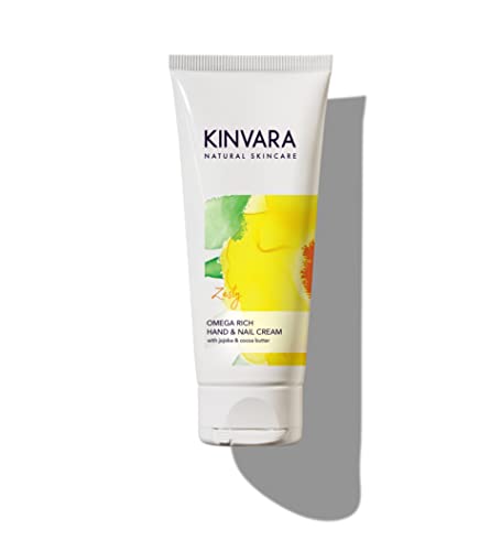 Kinvara Hand & Nail Cream - 60ml | Jojoba, Kakaobutter & Omega Rich Hand Lotion für trockene Hände | Vitamin E Hydrating Hand Balm | für alle Hauttypen | Vegan & Natural Kinvara Hand & Nail Cream - 60ml | Jojoba, Kakaobutter & Omega Rich Hand Lotion für trockene Hände | Vitamin E Hydrating Hand Balm | für alle Hauttypen | Vegan & Natural von Kinvara Skincare