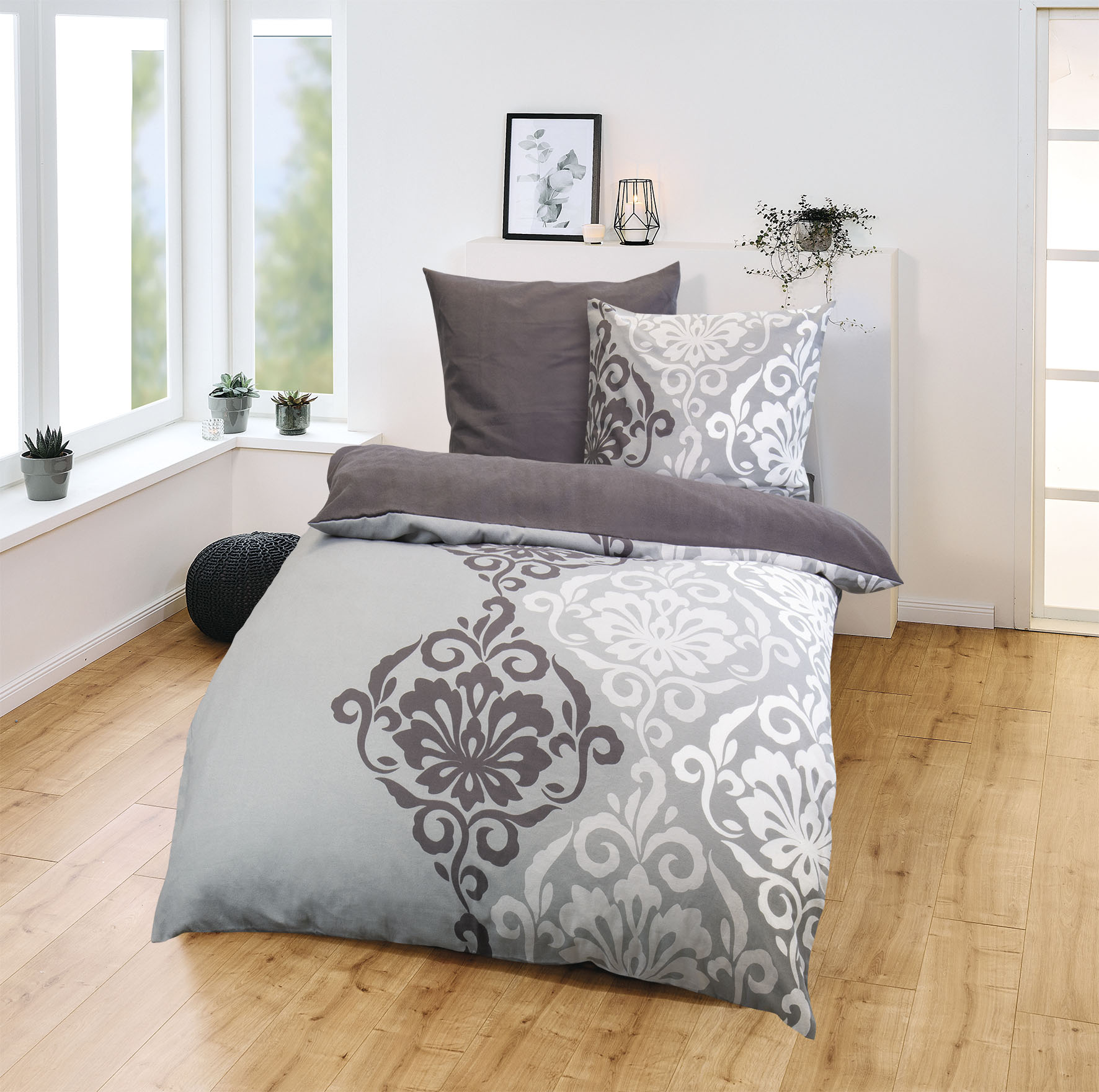 KiNZLER Bettwäsche "Bettwäsche Polycotton Flanell Bettwäsche" 2 tlg. tlg. von Kinzler