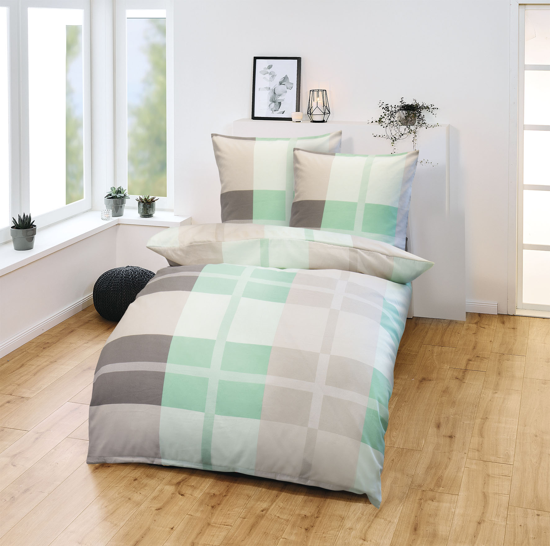 KiNZLER Bettwäsche "Bettwäsche Polycotton Flanell Bettwäsche" 2 tlg. tlg. von Kinzler