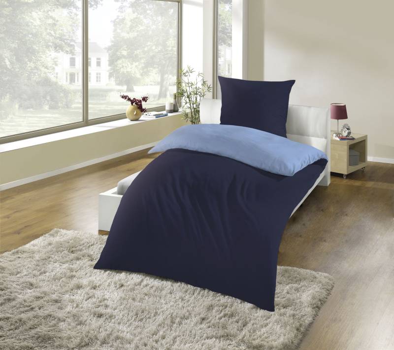 KiNZLER Wendebettwäsche "Mikrofaser Flanell Bettwäsche "Cashmere Touch"" 2 Stk. tlg. Uni Farben, besonders weich von Kinzler