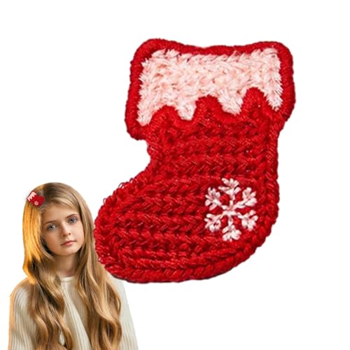 Gestrickte Haarspangen – Weihnachts-Cartoon-Haarnadel | Bequeme Haarnadeln, Haarspangen für Frauen und Mädchen Gestrickte Haarspangen – Weihnachts-Cartoon-Haarnadel | Bequeme Haarnadeln, Haarspangen für Frauen und Mädchen von Kioriur