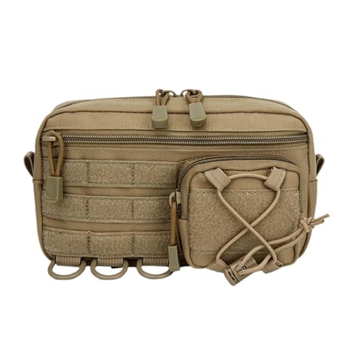 Kioriur Hüftgurt-Schultertasche, Hüftgurt – Kuriertasche von Hüfte bis Taille | Reißverschluss Design wasserdicht Commouting SPOCH CLASSIFICE Klassifikation Pouch, kaki, Se référer au descriptif von Kioriur