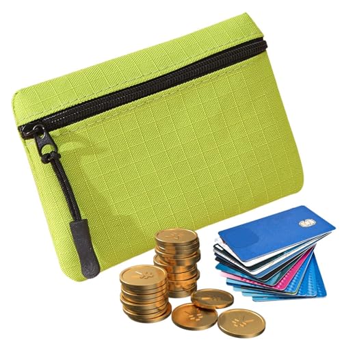Kosmetiktasche aus Oxford-Stoff | Geldbörse, Geldbörse, Kosmetik-Organizer mit Reißverschluss für Männer, grün, Se référer au descriptif, Siehe Beschreibung von Kioriur