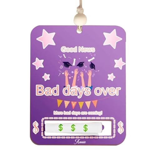 kioriur Geldaufbewahrungskarte für Abschlussfeier – Geldgeschenk-Clip aus Holz für Absolventen 2024, Zubehör für Schulabsolventen, C, Se référer au descriptif, Siehe Beschreibung von Kioriur