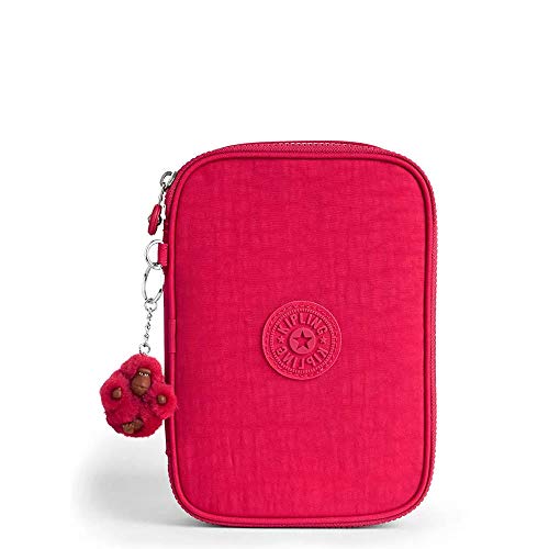 Kipling 100 PENS, Großes Federmäppchen für bis zu 100 Stifte, 21 cm, 1.5 L, True Pink von Kipling