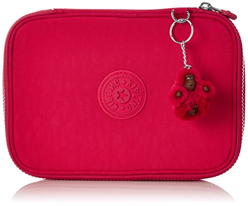 Kipling 100 PENS, Großes Federmäppchen für bis zu 100 Stifte, 21 cm, 1.5 L, True Pink von Kipling