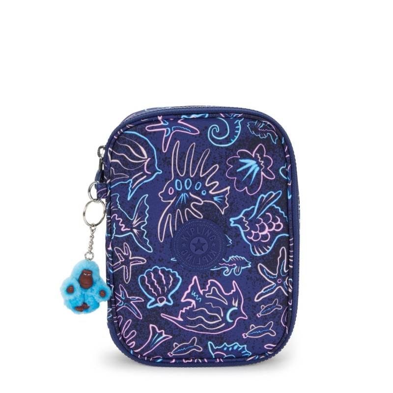 Kipling 100 PENS Pencase-Disco Fish von Kipling