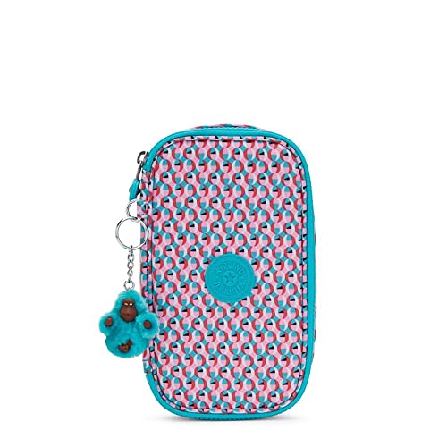 Kipling 50 PENS, Mittelgroßes Federmäppchen für bis zu 50 Stifte, 21 cm, 1 L, Poppy Geo von Kipling