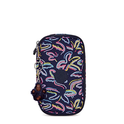 Kipling 50 Stifte, Federmäppchen für bis zu 50 Stifte, 21 cm, 1 l, Palm Fiesta PRT, Palm Fiesta PRT, Einheitsgröße, 50 Stifte von Kipling