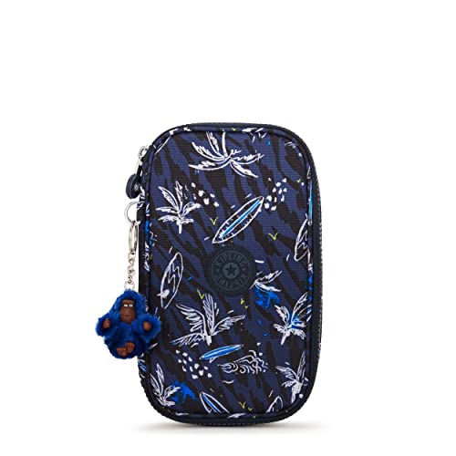 Kipling 50 Stifte, Federmäppchen für bis zu 50 Stifte, 21 cm, 1 l, Surf Sea PRT, Einheitsgröße, 50 Stifte von Kipling