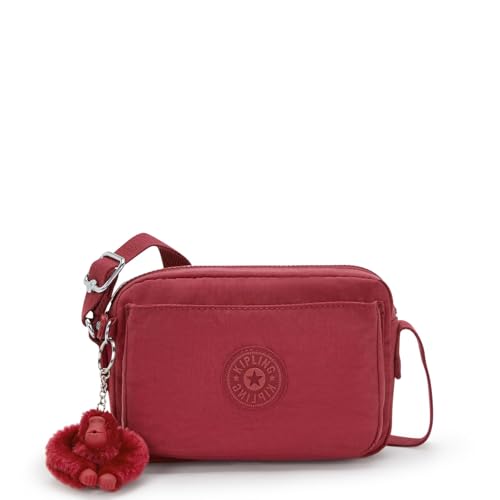 Kipling ABANU, Kleine Umhängetasche, 7.5 x 80 x 38 cm, Funky Red (ROT) von Kipling