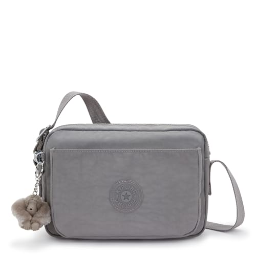 Kipling ABANU M Mittelgroße Umhängetasche, Inviting Grey (Grau) von Kipling