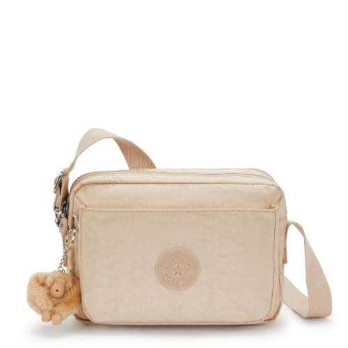 Kipling ABANU M Mittelgroße Umhängetasche, Sparkled Beige (Beige) von Kipling