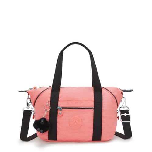 Kipling Art Mini, Kleine Handtasche (mit abnehmbarem Schultergurt), 18.5 x 80 x 38 cm, Peach Peace (ORANGE) von Kipling