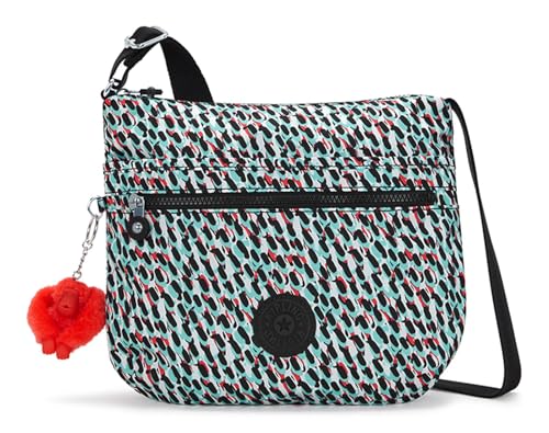 Kipling ARTO Mittelgroße Umhängetasche, Abstract Print (Weiß) von Kipling