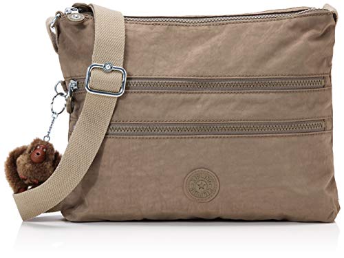 Kipling Alvar, Damen Umhängetasche, Braun (True Beige), 15x24x45 cm (W x H x L) von Kipling