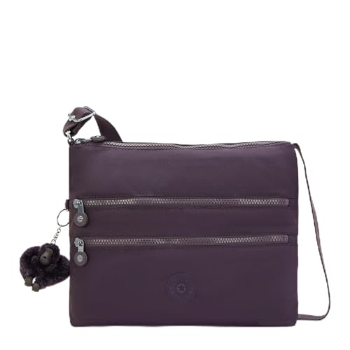 Kipling Alvar, Mittelgroße Umhängetasche, 4.5 x 80 x 38 cm, Ultimate Plum (LILA) von Kipling