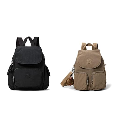 Kipling Damen City Mini BACKPACKS, Black Noir, 27x29x14 Centimeters (B x H T) EU Damen Firefly Up Clothing, Beige (True Beige), 22x31x14 Centimeters (B x H T) EU von Kipling