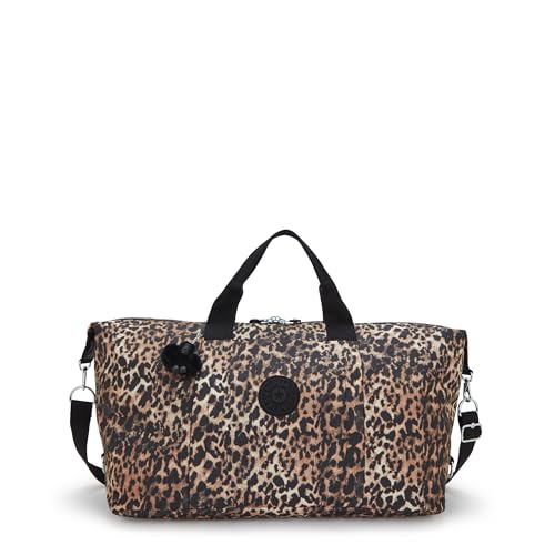 Kipling Bori bedruckte Reisetasche, Wilder Leopard, 28''L x 13.5''H x 11.5'' D, Kipling Damen Bori Duffle Bag von Kipling
