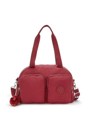 Kipling COOL DEFEA, Mittelgroße Schultertasche (mit abnehmbarem Schultergurt), 12.5 x 80 x 38 cm, Funky Red (ROT) von Kipling
