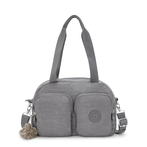 Kipling COOL DEFEA Mittelgroße Schultertasche, Inviting Grey (Grau) von Kipling